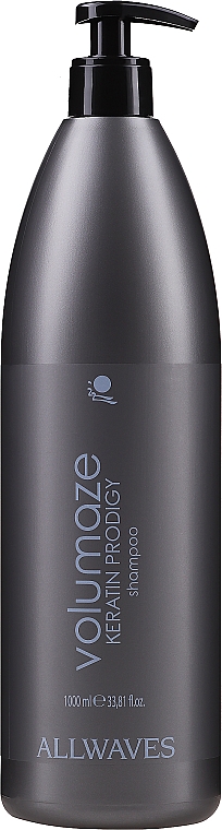 Allwaves Volumaze Keratin Prodigy Volumising Shampoo – Champú con queratina para cabello fino