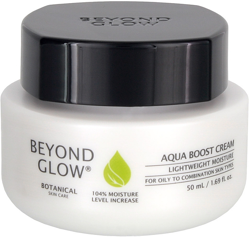 Crema facial hidratante con pantenol y aceite de macadamia – Beyond Glow Botanical Skin Care Aqua Boost Cream